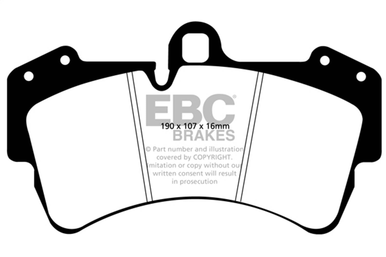 EBC Brakes S20K1821 EBC S20 Brake Pad and Rotor Kit - Fits select 2003-2017 Volkswagen, Porsche applications thumbnail 2