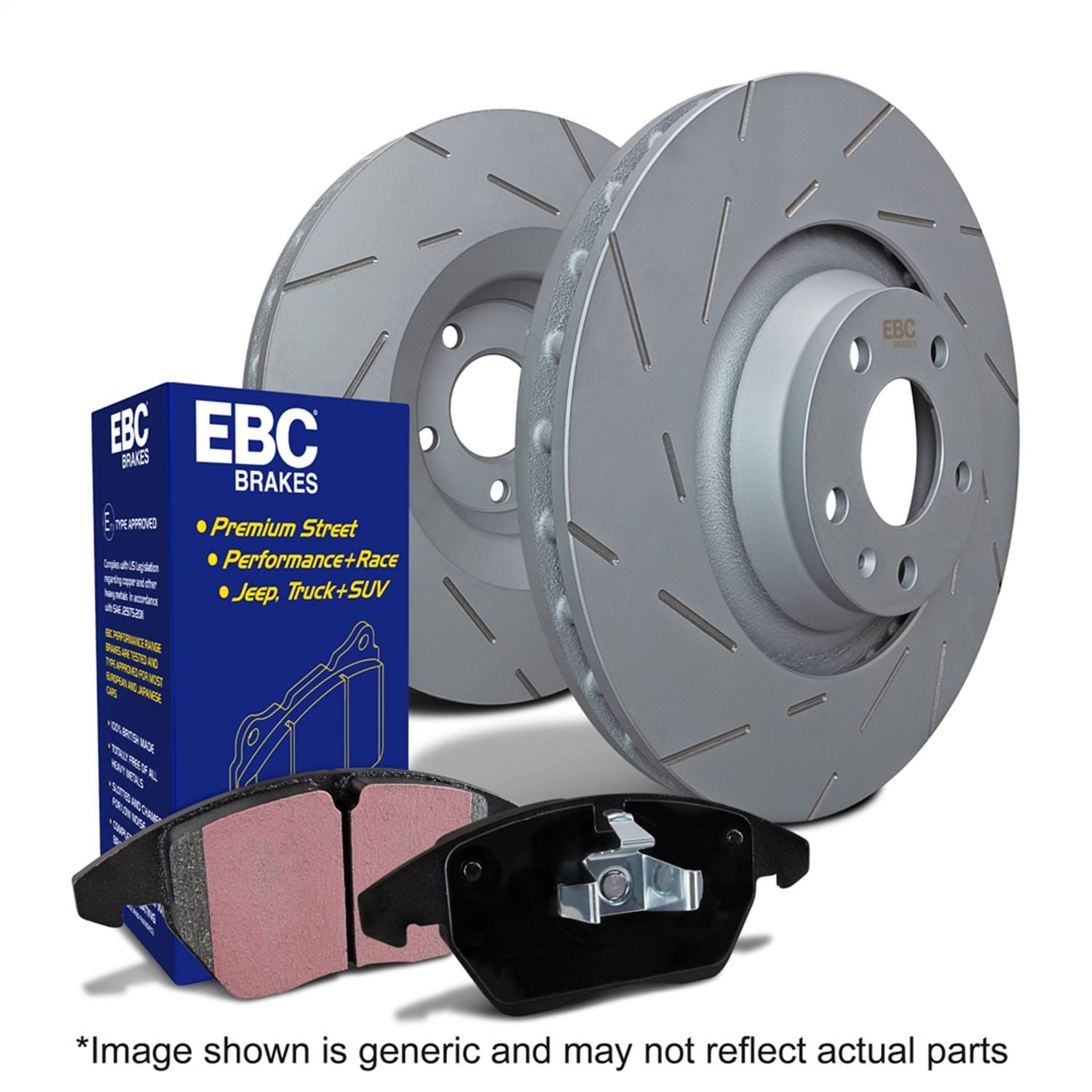 EBC Brakes S2KF1093 EBC S2 Brake Pad and Rotor Kit - Fits select 1999-2010 Volkswagen models thumbnail 2