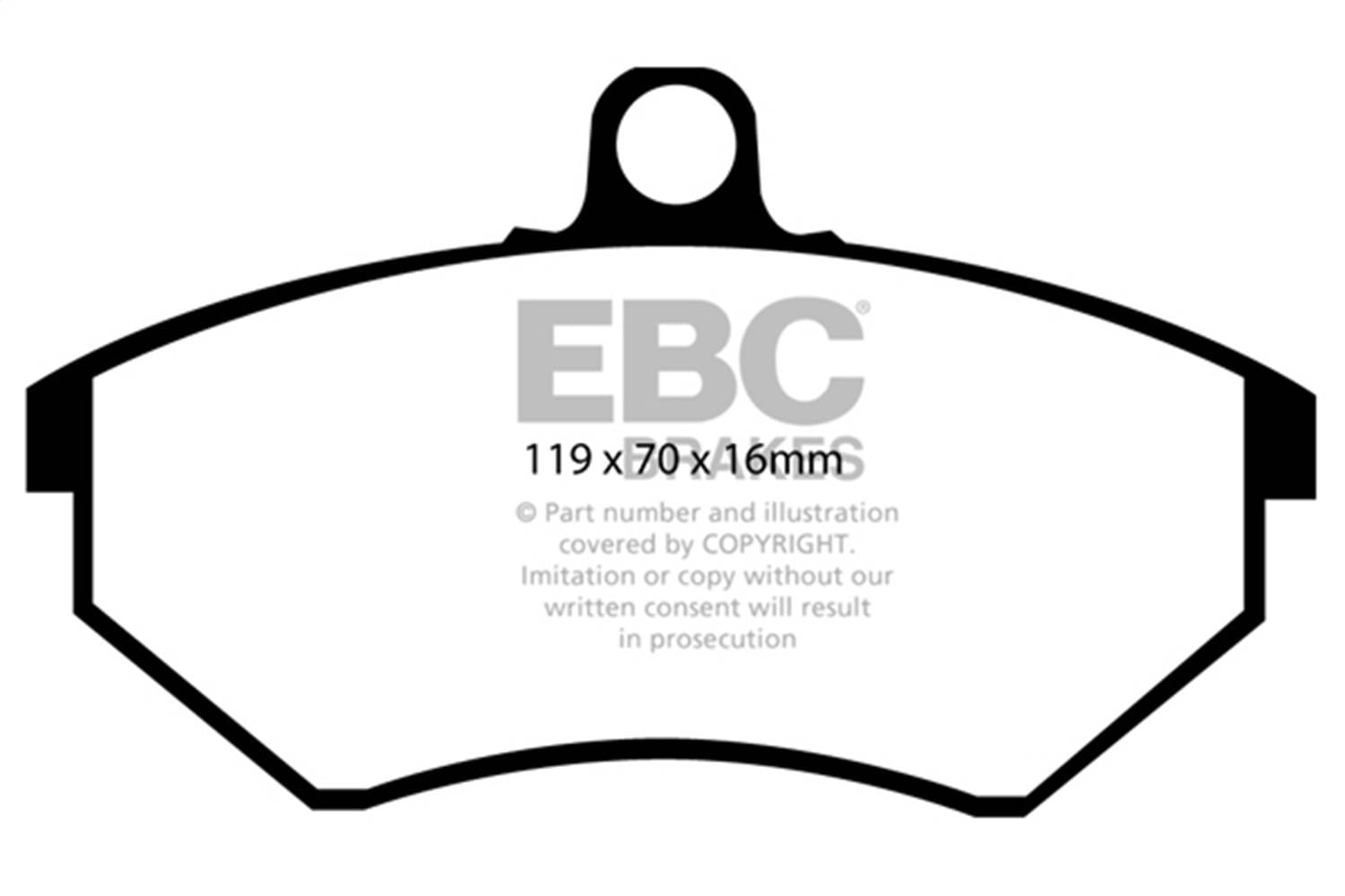 EBC Brakes S2KF1330 EBC S2 Brake Pad and Rotor Kit - Fits 1993-1995 Volkswagen Passat thumbnail 2