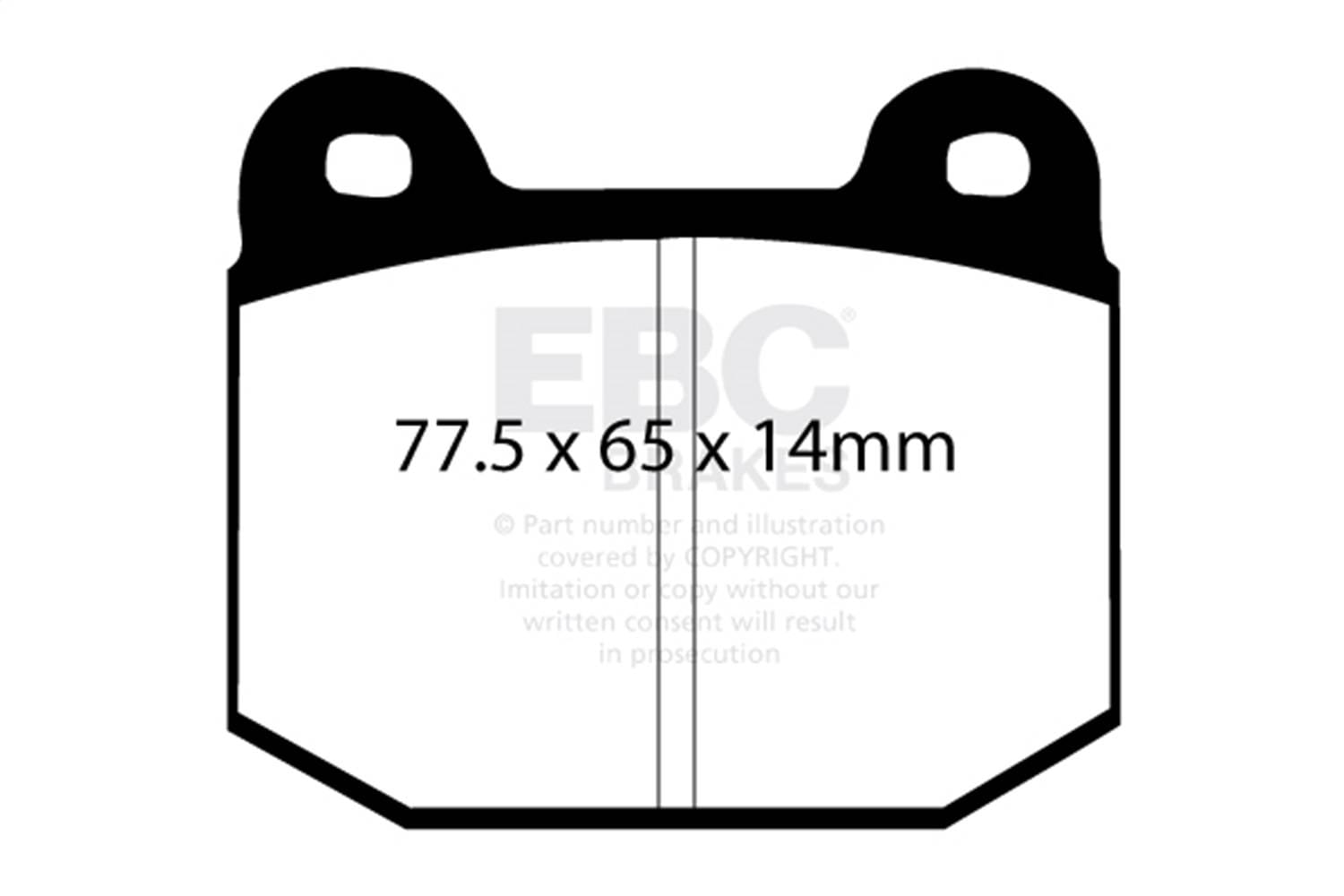 EBC Brakes S2KF1283 EBC S2 Brake Pad and Rotor Kit - Fits 2005-2011 Lotus Elise, Exige thumbnail 2