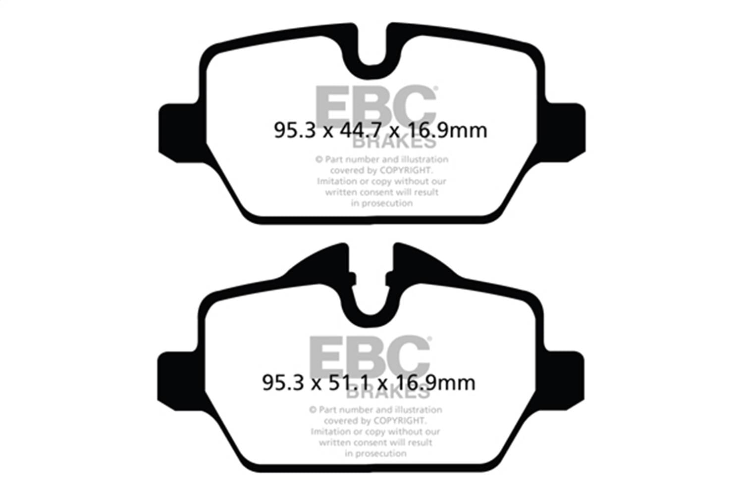 EBC Brakes S2KR2350 EBC S2 Brake Pad and Rotor Kit - Fits 2011-2016 Mini Cooper Countryman, Cooper Paceman thumbnail 2