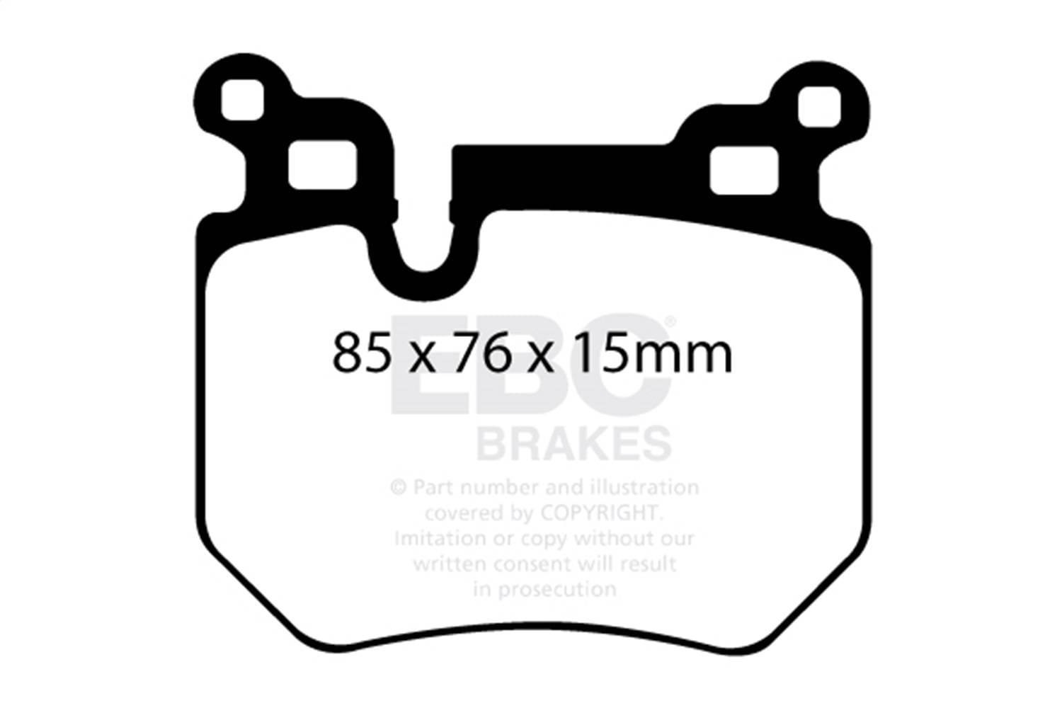 EBC Brakes S4KR1230 EBC S4 Brake Pad and Rotor Kit - Fits 2008-2013 BMW 135i thumbnail 2