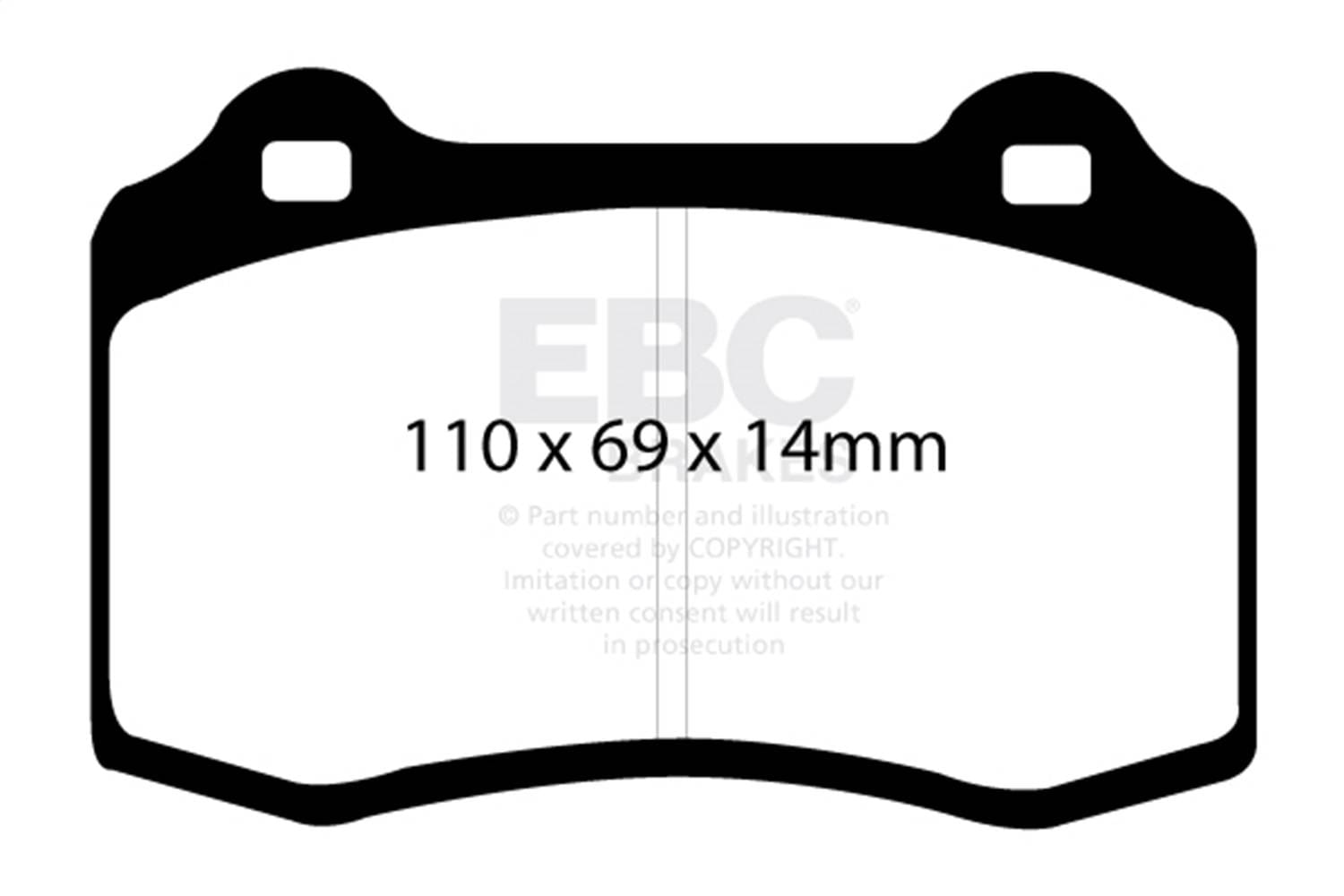 EBC Brakes S4KR1026 EBC S4 Brake Pad and Rotor Kit - Fits 2003-2006 Jaguar XJR, S-Type thumbnail 2