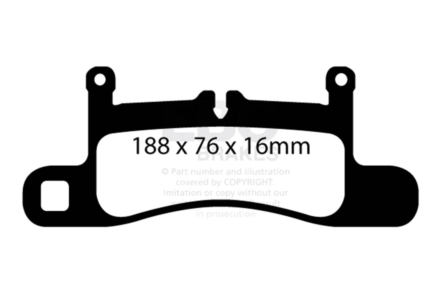 EBC Brakes S4KR1360 EBC S4 Brake Pad and Rotor Kit - Fits 2010-2017 Volkswagen Touareg thumbnail 2