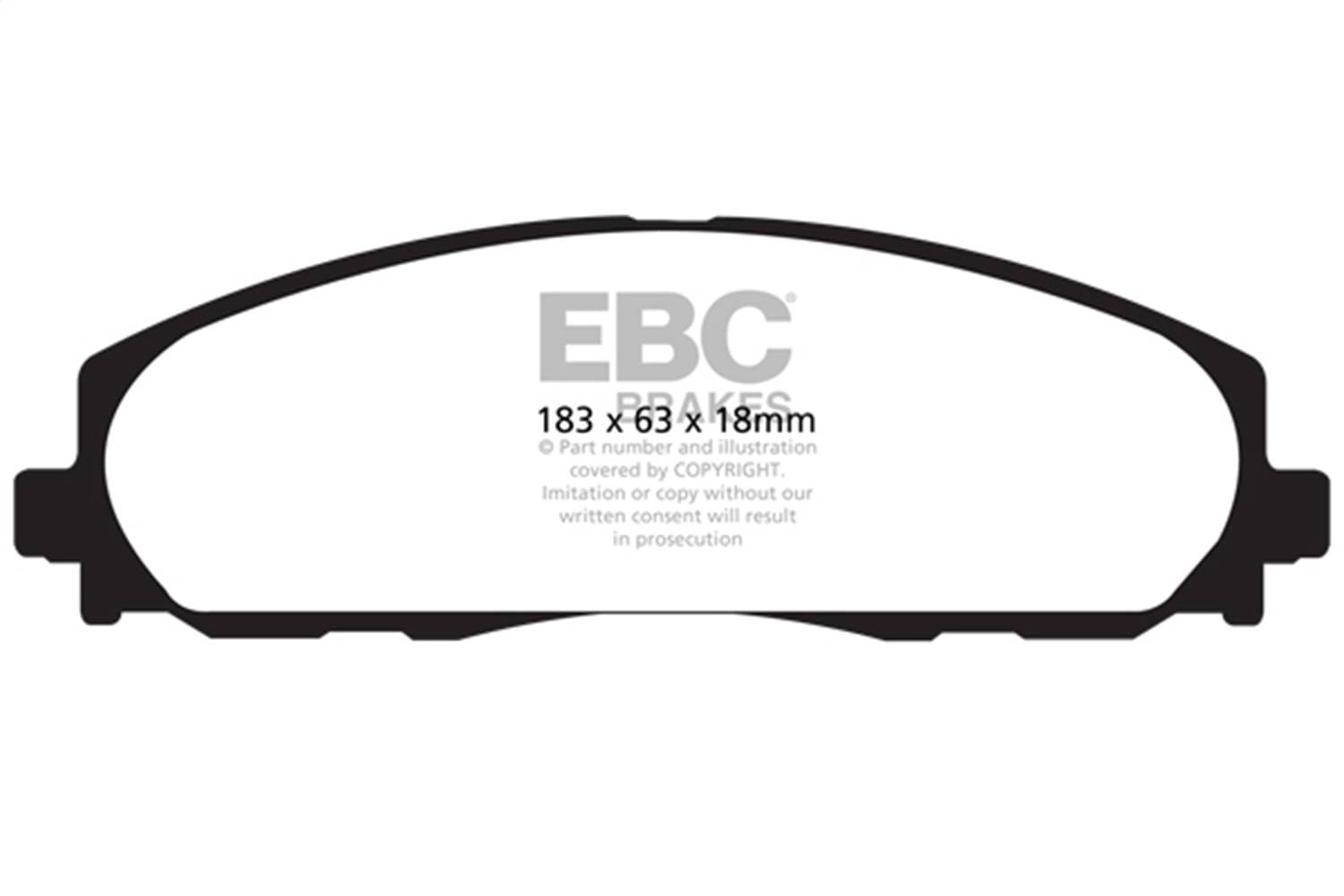 EBC Brakes S5KF1769 EBC S5 Brake Pad and Rotor Kit - Fits 2012 Volkswagen Routan thumbnail 2
