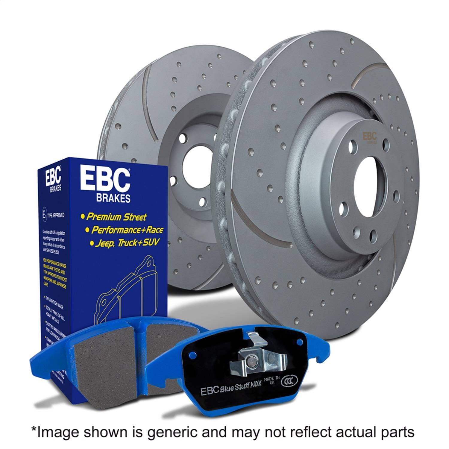 EBC Brakes S6KF1301 EBC S6 Brake Pad and Rotor Kit - Fits select 2004-2010 BMW models thumbnail 2