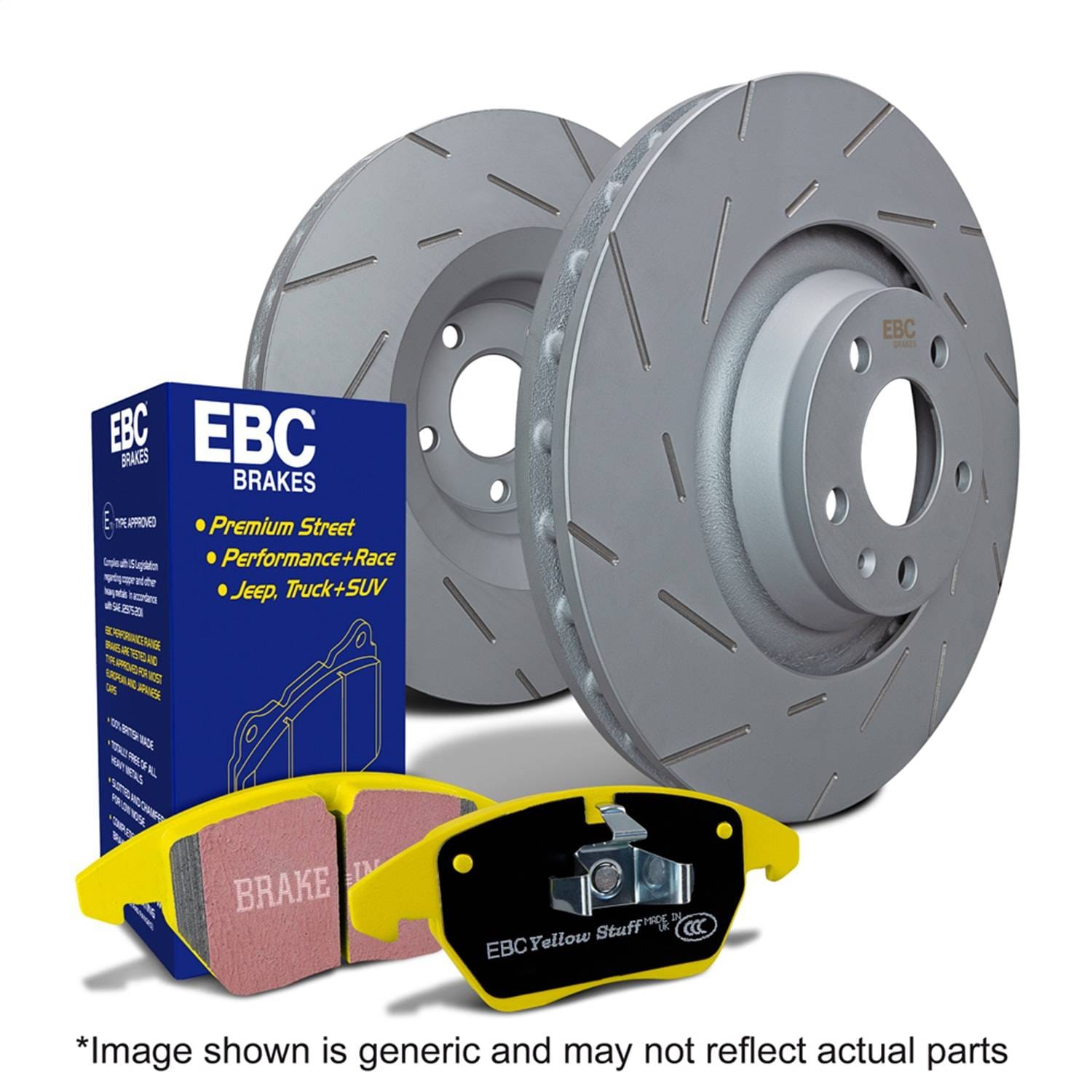EBC Brakes S9KR1489 EBC S9 Brake Pad and Rotor Kit - Fits select 1992-1998 Volkswagen models thumbnail 3