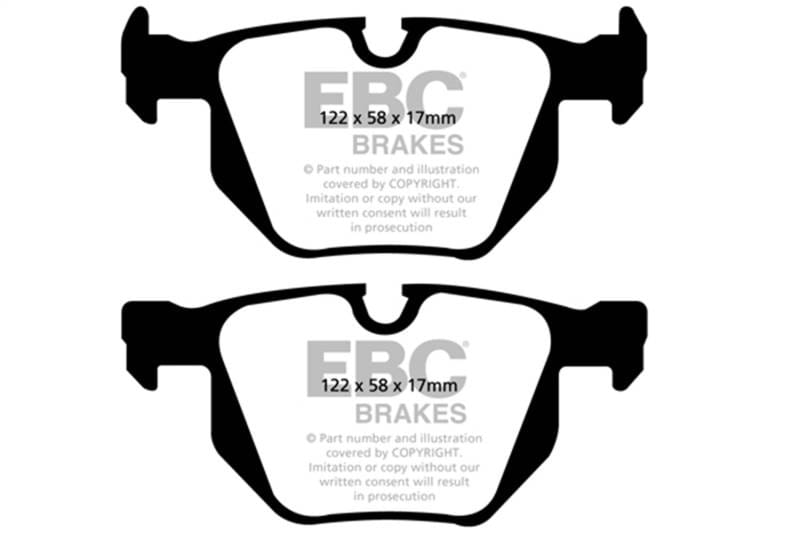 EBC Brakes UD1170 EBC 13+ BMW X1 3.0 Turbo (35i) Ultimax2 Rear Brake Pads - Fits select 2006-2015 BMW models thumbnail 6