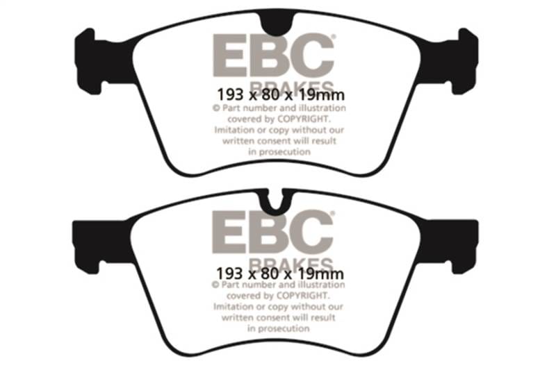 EBC Brakes UD1272 EBC 08-10 Mercedes-Benz GL320 3.0 TD (373mm Front Rotors) Ultimax2 Front Brake Pads - Fits 2008-2012 Mercedes-Benz GL550, GL320, GL350 thumbnail 4