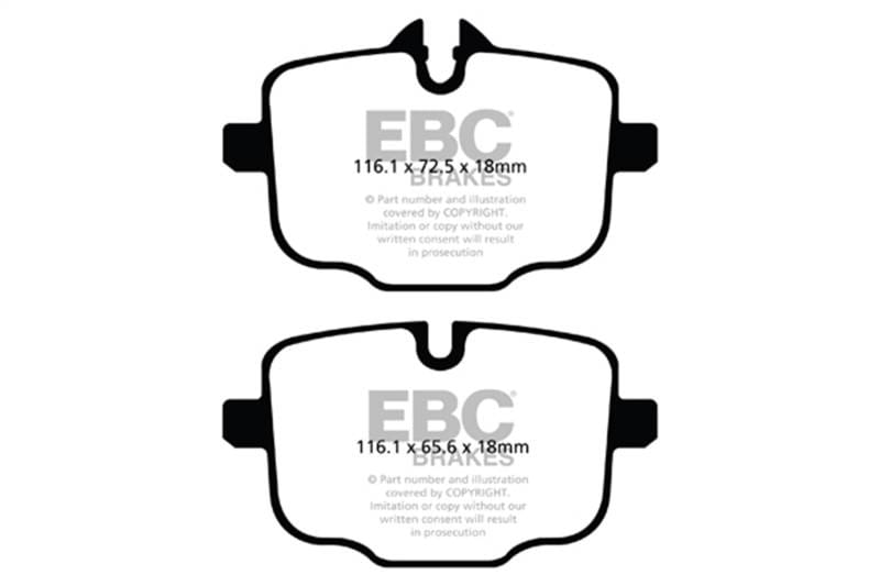 EBC Brakes UD1469 EBC 17+ BMW 530 2.0L Turbo (G30) Ultimax Rear Brake Pads - Fits select 2017-2024 BMW models thumbnail 6