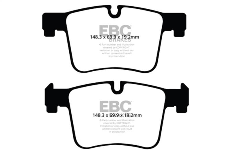EBC Brakes UD1561 EBC 11+ BMW X3 2.0 Turbo (F25) Ultimax2 Front Brake Pads - Fits select 2011-2023 BMW models thumbnail 4