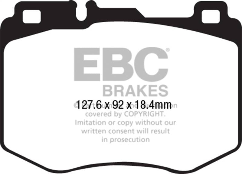 EBC Brakes UD1796 EBC 2016+ Mercedes-Benz GLC300 2.0L Turbo Ultimax2 Front Brake Pads - Fits 2015-2023 Mercedes-Benz C300, GLC300, C350e thumbnail 7