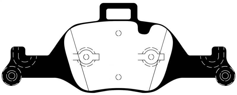 EBC Brakes UD2060 EBC 17+ BMW 530 2.0L Turbo (G30) Ultimax Front Brake Pads - Fits select 2017-2023 BMW models thumbnail 7