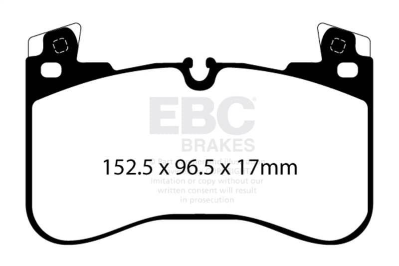 EBC Brakes UD2184 EBC 2020+ Land Rover Defender 90 2.0T Ultimax Front Brake Pads - Fits 2018-2023 Land Rover Range Rover Sport, Defender 90, Discovery thumbnail 6