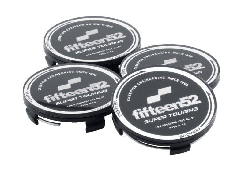 fifteen52 52-ST-CAP-BLACK-SET fifteen52 Super Touring (Chicane/Podium) Center Cap Set of Four - Black/Chrome thumbnail 2