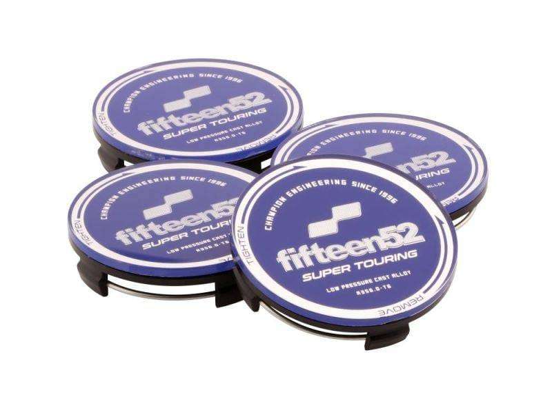 fifteen52 52-ST-CAP-BLUE-SET fifteen52 Super Touring (Chicane/Podium) Center Cap Set of Four - Blue/Chrome thumbnail 2