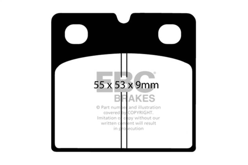 EBC Brakes UD971 EBC 04-12 Aston Martin DB9 Parking Brake Ultimax2 Rear Brake Pads - Fits select 2000-2023 Aston Martin, Audi applications thumbnail 4