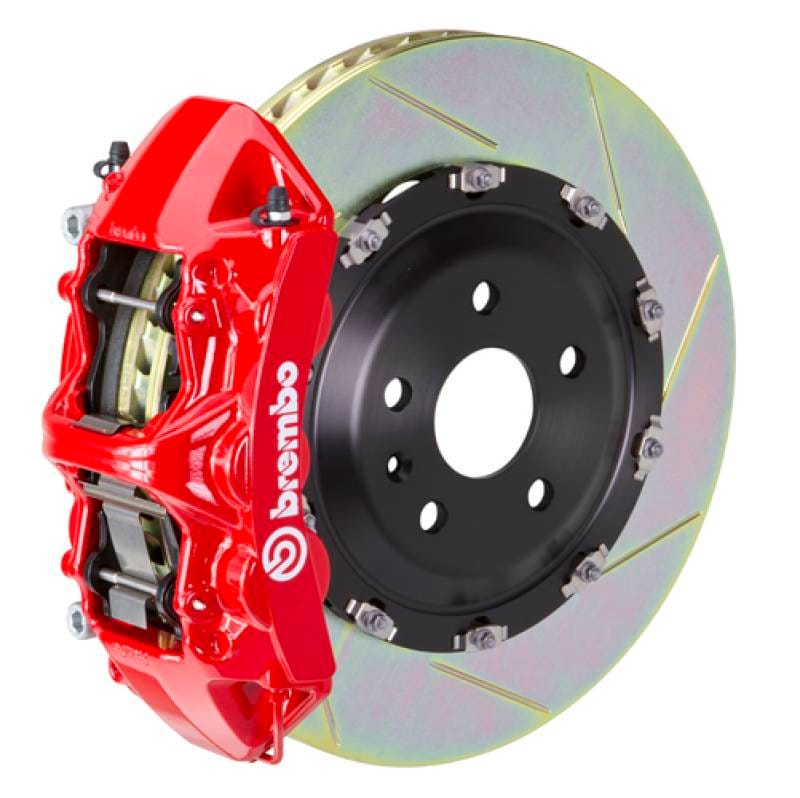 Brembo 1N2.8518A2 Brembo 08-09 G8 Front GT BBK 6 Piston Cast 365x34 2pc Rotor Slotted Type-1-Red thumbnail 2