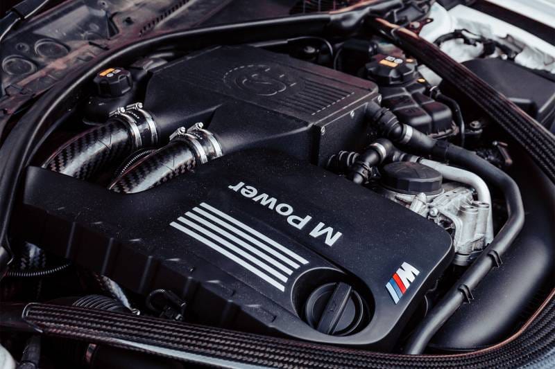 CSF Cooling - Racing & High Performance Division 8082 CSF 2014+ BMW M3/M4 (F8X) Top Mount Charge-Air-Cooler - Crinkle Black - Fits 2015-2021 BMW M4, M2, M3 thumbnail 4