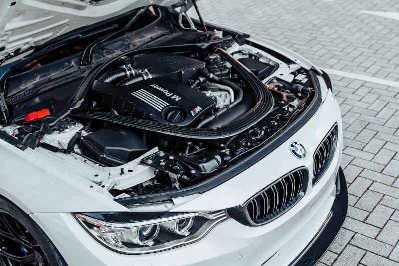 CSF Cooling - Racing & High Performance Division 8082 CSF 2014+ BMW M3/M4 (F8X) Top Mount Charge-Air-Cooler - Crinkle Black - Fits 2015-2021 BMW M4, M2, M3 thumbnail 6