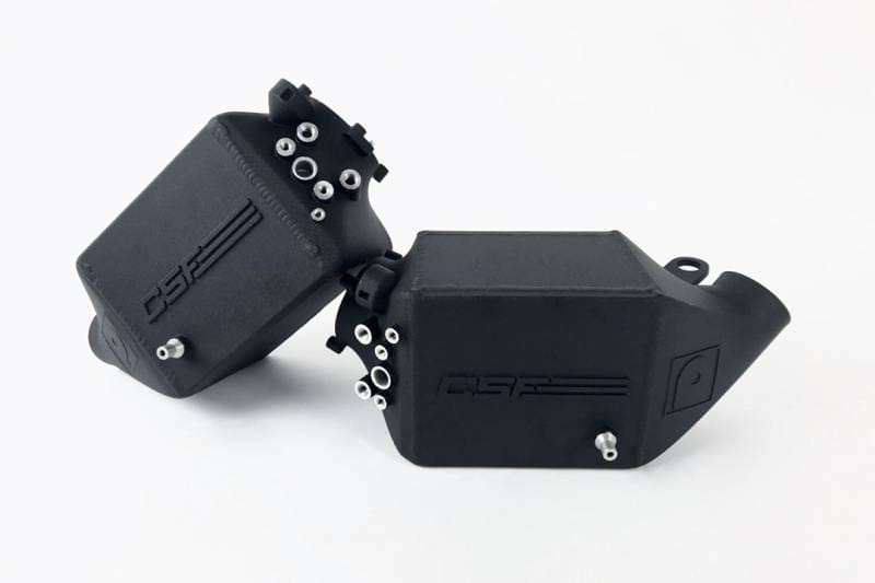 CSF Cooling - Racing & High Performance Division 8109 CSF 12-16 BMW M5 (F10) / 12-18 BMW M6 (F06/F12/F13) Twin Charge-Air-Cooler Set - Crinkle Black - Fits 2012-2019 BMW M5, M6, M6 Gran Coupe thumbnail 10