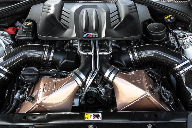 CSF Cooling - Racing & High Performance Division 8109R CSF 12-16 BMW M5 (F10) / 12-18 BMW M6 (F06/F12/F13) Twin Charge-Air-Cooler Set - Raw Finish - Fits 2012-2019 BMW M5, M6, M6 Gran Coupe thumbnail 4