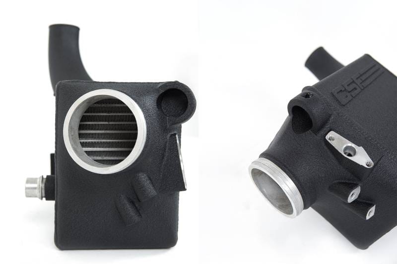 CSF Cooling - Racing & High Performance Division 8178 CSF 16-21 BMW M5 (F90) / 17-21 BMW M8 (F91/F92/F93) Twin Charge-Air-Cooler Set - Crinkle Black - Fits 2018-2025 BMW M8 Gran Coupe, M5, M8 thumbnail 10