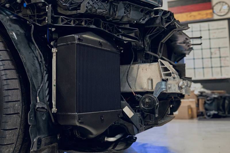 CSF Cooling - Racing & High Performance Division 8211 CSF 2019+ Lamborghini Urus / 2020+ Audi RS Q8 / SQ8 / SQ7 High Performance Intercooler System- Black - Fits select 2018-2027 Porsche, Lamborghini applications thumbnail 4