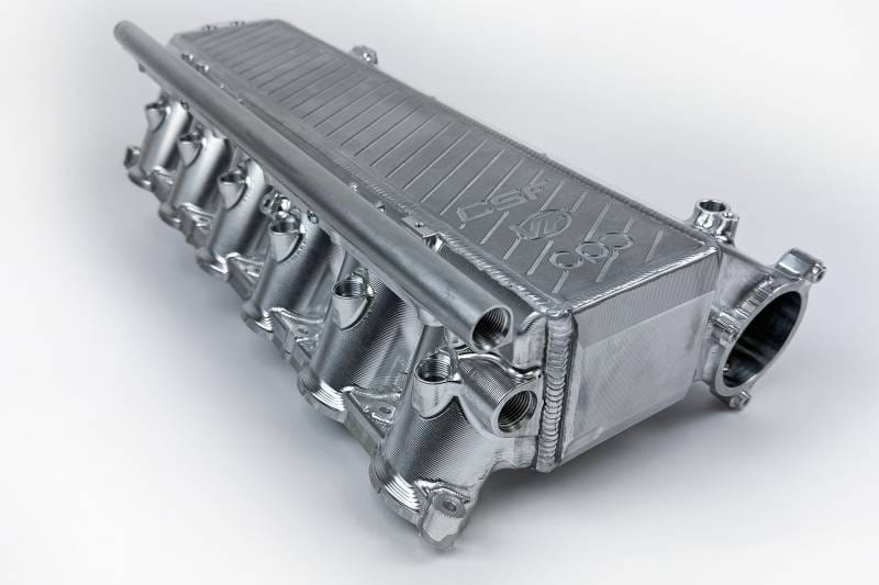 CSF Cooling - Racing & High Performance Division 8300 CSF BMW Gen 1 B58 Charge-Air-Cooler Manifold - Machined Billet Aluminum - Fits select 2016-2021 BMW models thumbnail 4