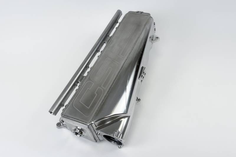 CSF Cooling - Racing & High Performance Division 8400 CSF Gen 2 B58 Race X Charge-Air-Cooler Manifold - Raw Billet Aluminum Finish - Fits select 2018-2023 BMW models thumbnail 2