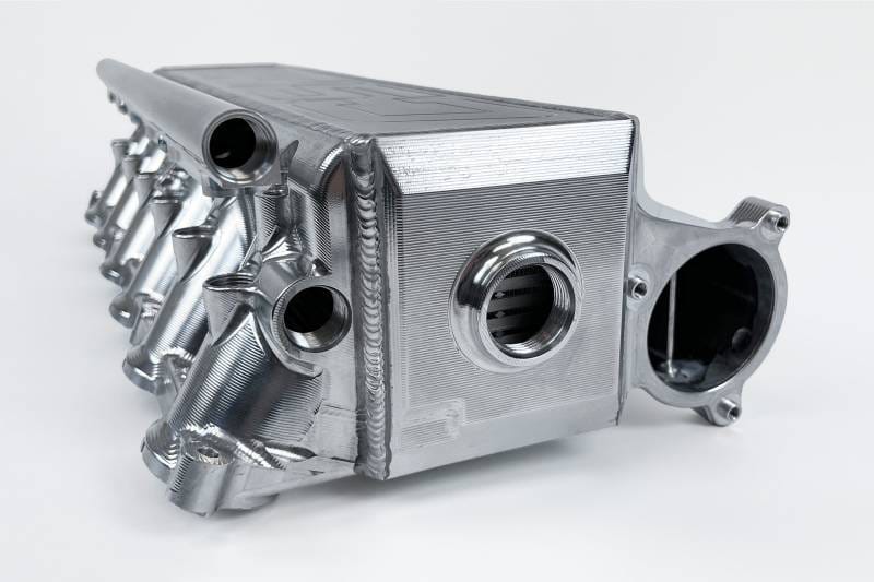 CSF Cooling - Racing & High Performance Division 8400 CSF Gen 2 B58 Race X Charge-Air-Cooler Manifold - Raw Billet Aluminum Finish - Fits select 2018-2023 BMW models thumbnail 16