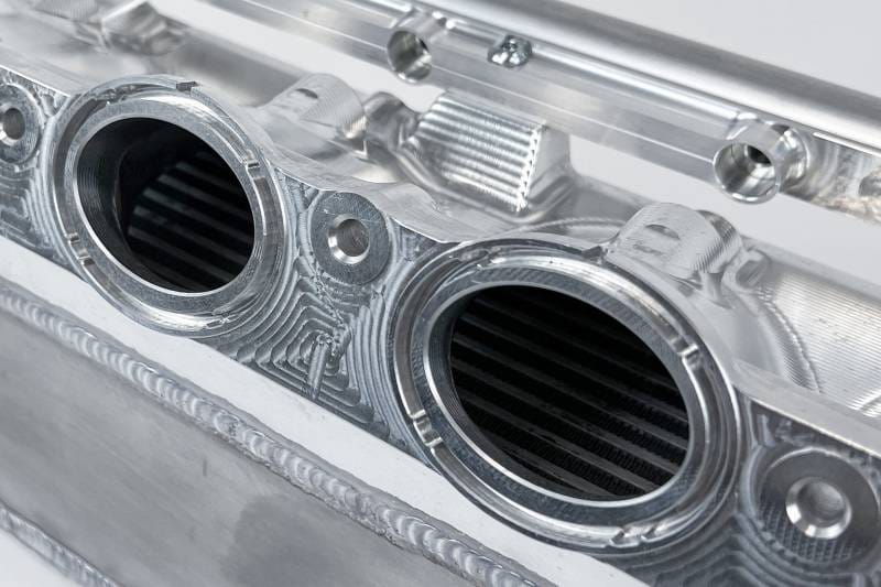 CSF Cooling - Racing & High Performance Division 8400 CSF Gen 2 B58 Race X Charge-Air-Cooler Manifold - Raw Billet Aluminum Finish - Fits select 2018-2023 BMW models thumbnail 20