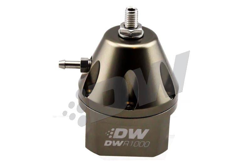 DeatschWerks 6-1000-FRT DeatschWerks DWR1000 Adjustable Fuel Pressure Regulator - Titanium thumbnail 5