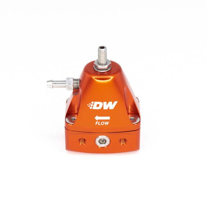 DeatschWerks 6-1001-FRO DeatschWerks DWR1000iL In-Line Adjustable Fuel Pressure Regulator - Orange thumbnail 5