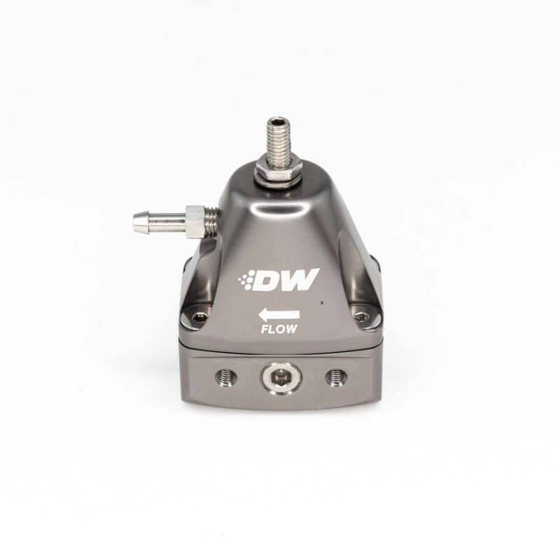 DeatschWerks 6-1001-FRT DeatschWerks DWR1000iL In-Line Adjustable Fuel Pressure Regulator - Titanium thumbnail 4