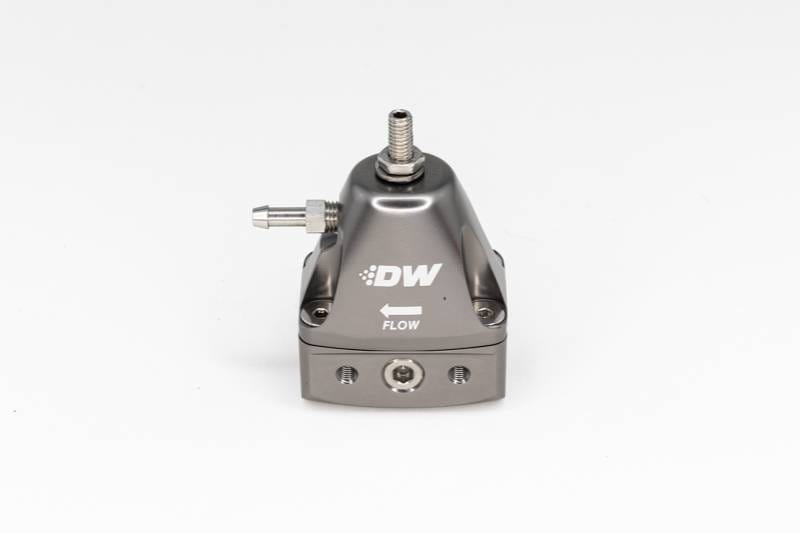 DeatschWerks 6-1001-FRT DeatschWerks DWR1000iL In-Line Adjustable Fuel Pressure Regulator - Titanium thumbnail 5