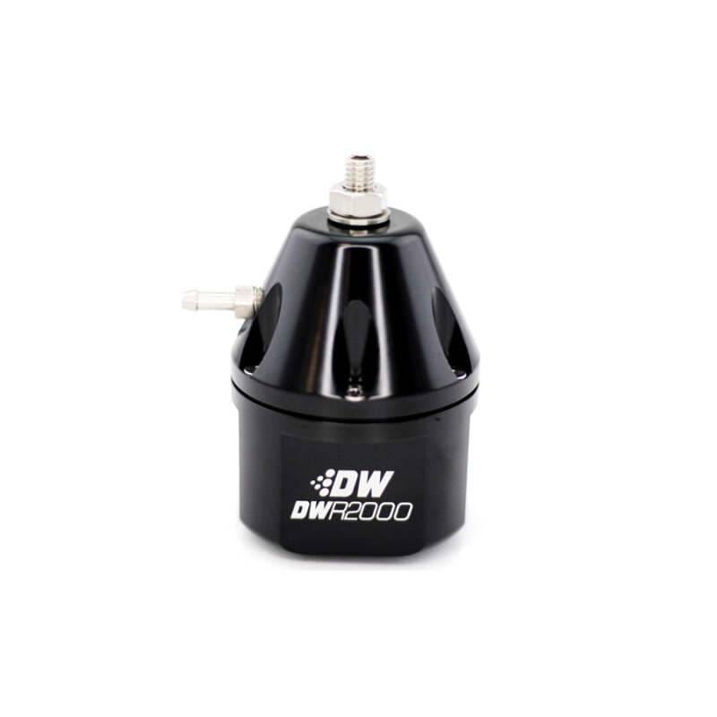 DeatschWerks 6-2000-FRB DeatschWerks DWR2000 Adjustable Fuel Pressure Regulator - Black thumbnail 4