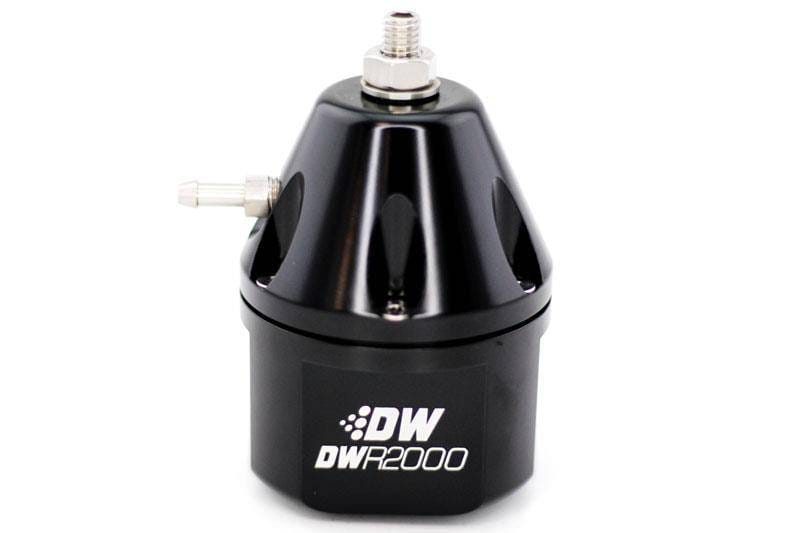 DeatschWerks 6-2000-FRB DeatschWerks DWR2000 Adjustable Fuel Pressure Regulator - Black thumbnail 6
