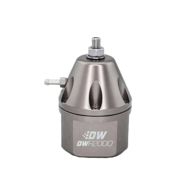 DeatschWerks 6-2000-FRT DeatschWerks DWR2000 Adjustable Fuel Pressure Regulator - Titanium thumbnail 2