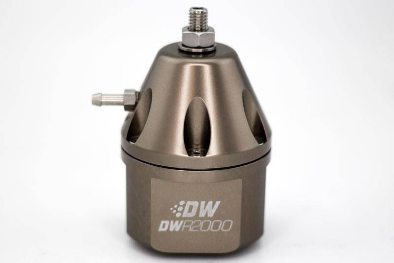 DeatschWerks 6-2000-FRT DeatschWerks DWR2000 Adjustable Fuel Pressure Regulator - Titanium thumbnail 6