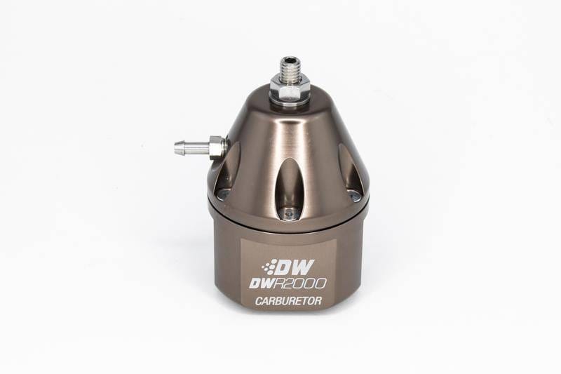 DeatschWerks 6-2001-FRT DeatschWerks DWR2000 Carburetor 3-20PSI Adjustable Fuel Pressure Regulator - Titanium thumbnail 4