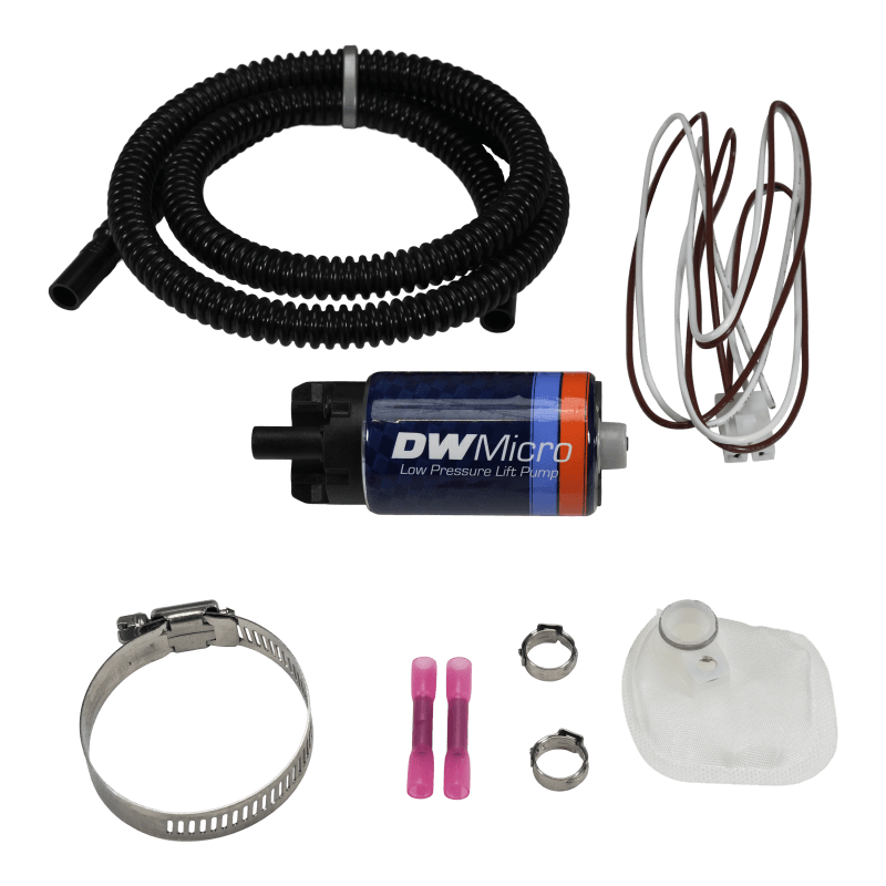 DeatschWerks 9-110-1070 DeatschWerks DW Micro Series 210lph Low Pressure Lift Fuel Pump w/ Universal Install Kit thumbnail 2