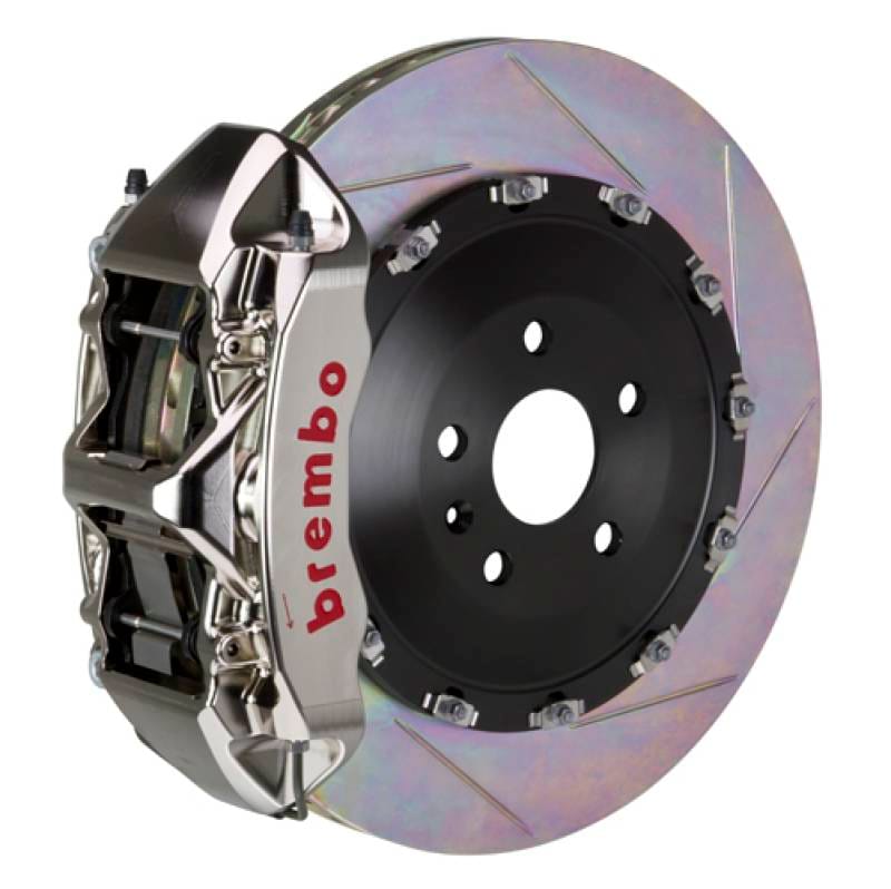 Brembo 1N2.9505AR Brembo 03-08 SL55 AMG (Exc Black Series) Fr GTR BBK 6Pist Billet 405x34 2pc Rotor Slot Type1-Nickel thumbnail 2