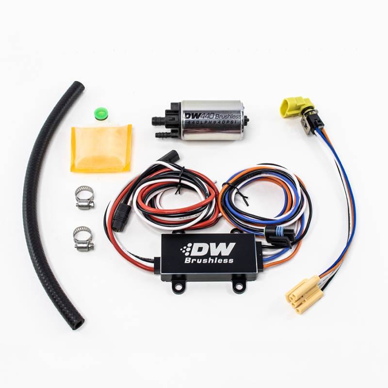 DeatschWerks 9-441-C102-0900 DeatschWerks DW440 440lph Brushless Fuel Pump w/ Dual Speed Controller thumbnail 2