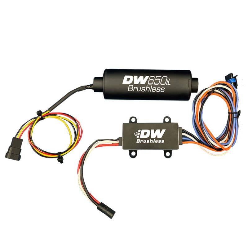 DeatschWerks 9-650-C105 DeatschWerks DW650iL Series 650LPH In-Line External Fuel Pump w/ Single/Dual-Speed Controller thumbnail 2