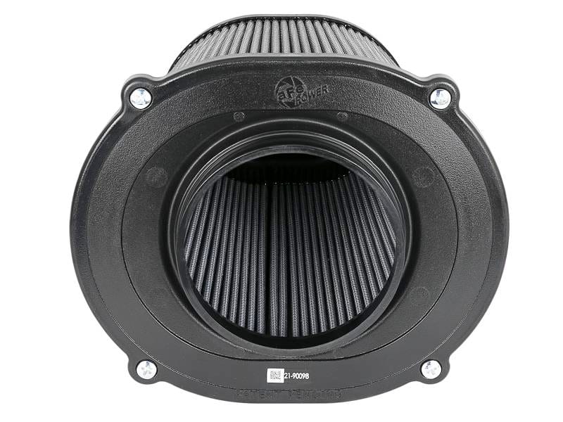 aFe 21-90098 aFe Quantum Pro DRY S Air Filter Flat Top - 5in Flange x 9in Height thumbnail 2
