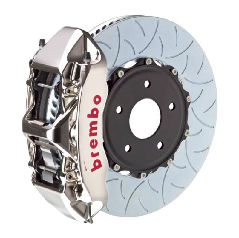 Brembo 1N3.8021AR Brembo 12-16 98ster (Excl PCCB) Fr GTR BBK 6Pis Billet 350x34 2pc Rotor Slotted Type3-Nickel thumbnail 2