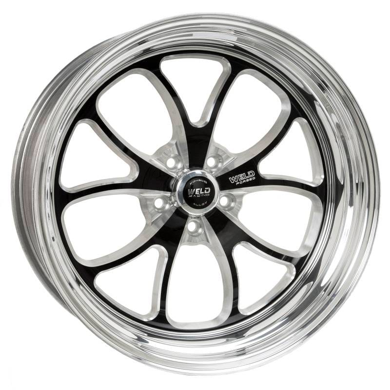Weld 76HB0100W48A Weld S76 20x10 / 5x115mm BP / 4.8in. BS Black Wheel (High Pad) - Non-Beadlock thumbnail 2