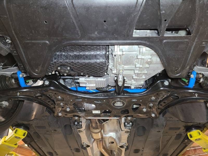 aFe 440-612001FL aFe 15-19 Volkswagen Golf R (MK7) L4-2.0L (t) CONTROL Series Front Sway Bar - Blue thumbnail 4