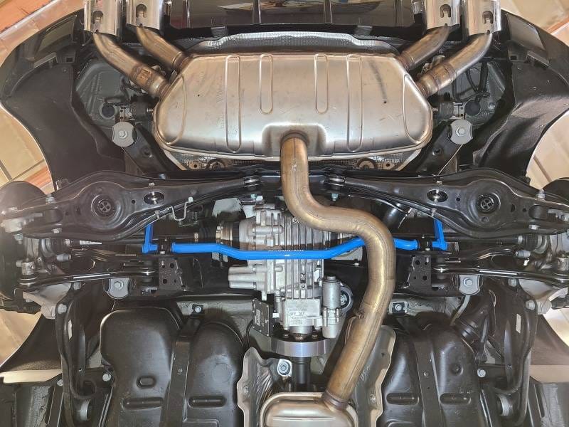 aFe 440-612001RL aFe 15-19 Volkswagen Golf R (MK7) L4-2.0L (t) CONTROL Series Rear Sway Bar - Blue thumbnail 4